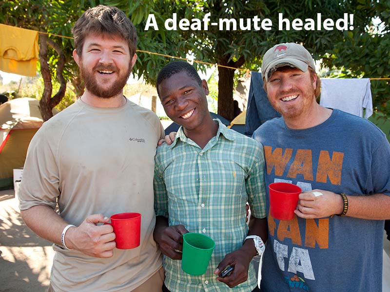 deaf-mute healed!